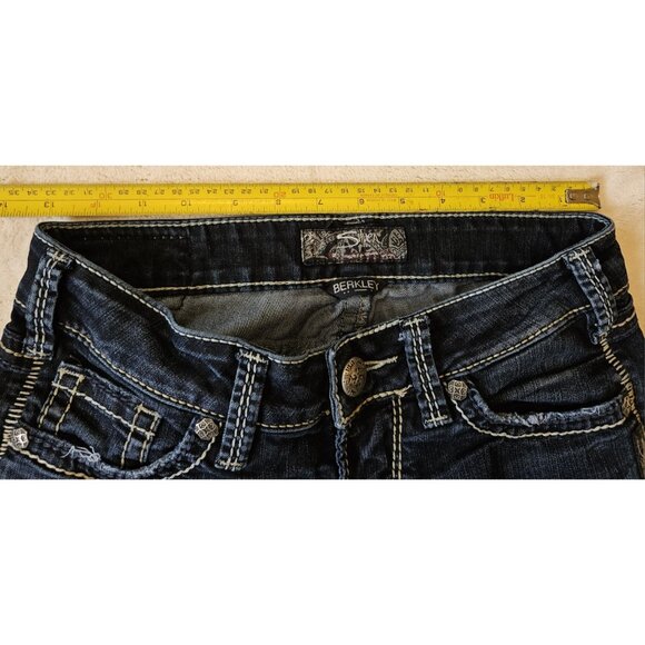 Silver Jeans Berkley Straight Women's Size 26/32 Blue Stretch - Picture 11 of 14